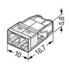 WAGO 2273-202 Compact Vezeték összekötő 2x0,5-2,5mm2 100db/csomag