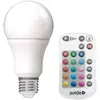 Kép 1/3 - AVIDE ASG27RGBW-9,7W-RC Smart LED fényforrás A60 9,7W RGB+W 2700K IR távirányítóval