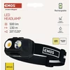 Kép 7/15 - EMOS P3542 COB LED Fejlámpa tölthető 500lm, 130m, Li-pol 1200mAh