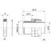 Kép 2/2 - GEWISS DX54032 Spirál gégecső tömszelence 32-es M40x1,5