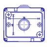 Kép 2/4 - GEWISS GW27043 Szerelvénydoboz system falonkívüli csapfedeles 3 MODUL, IP55 99x82x65mm