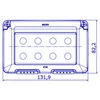 Kép 3/4 - GEWISS GW27044 Szerelvénydoboz SYSTEM 4modul IP55 132x82x65mm