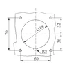 Kép 4/4 - GEWISS GW62220H Beépíthető aljzat 32A 4