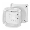 Kép 1/4 - HENSEL DK0200GZ Kötődoboz falonkívüli 93mmx 93mmx 62mm szürke műanyag IP66