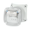 Kép 1/4 - HENSEL DK0202GZ Kötődoboz sorkapocsal szerelve falonkívüli 93mmx 93mmx 62mm szürke műanyag IP66