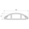 Kép 3/3 - KOPOS LO 50 HD Taposócsatorna 50x14mm Kép 3/3 - KOPOS LO 50 HD Taposócsatorna 50x14mm