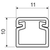 Kép 2/2 - KOPOS LV11x10P2 Csatorna öntapadós