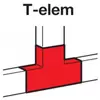 Kép 2/2 - LEGRAND 030224 DLP T elem csatornához 20x12,5mm