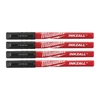 Kép 1/3 - MILWAUKEE 48223164 INKZALL™ Filctoll 0,6 mm hegyű Fekete (4 darabos kiszerelés) 1 db