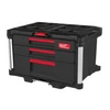 Kép 2/9 - MILWAUKEE 4932493190 PACKOUT™ Tároló Láda 2+1 fiókos - 1db
