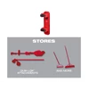 Kép 4/6 - MILWAUKEE 4932493382 PACKOUT™ Tartó hosszú eszközökhöz 1 befogással