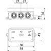 Kép 2/3 - OBO 2000001 Kötődoboz 80x43x34 IP54 A6