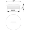 Kép 2/2 - OBO 2033021 Vakdugó M32x1,5