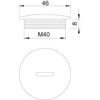 Kép 2/2 - OBO 2033026 Vakdugó M40x1,5