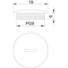 Kép 2/2 - OBO 2033097 Vakdugó Pg-9 műanyag Kép 2/2 - OBO 2033097 Vakdugó Pg-9 műanyag