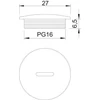 Kép 2/2 - OBO 2033151 Vakdugó Pg-16 műanyag Kép 2/2 - OBO 2033151 Vakdugó Pg-16 műanyag