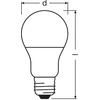 Kép 6/10 - OSRAM 4052899326842 LED lámpa A60 körte A 8,5W (60W) E27 806lm 827 2700K