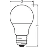 Kép 6/9 - OSRAM 4058075127081 LED lámpa körte 5W (40W) E27 470lm 840 4000K