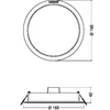 Kép 5/8 - LEDVANCE DL IP44 DN 165 13W 840 WT lámpatest 4058075703087