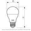 Kép 2/7 - PHILIPS 51032200 E27 10W 1055lm 4000K LED izzó
