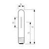 Kép 2/5 - PHILIPS 928144709230 Nagynyomású nátriumlámpa MST SON-T PIA Plus 250W E40 1SL/12 33000lm 2000K