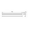 Kép 6/8 - PHILIPS BN021C LED19S/830 L1200 LED lámpatest