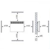 Kép 2/2 - STIEBEL ELTRON 204924 Konzol CWM 2000 M-F konvektor fali rögzítéséhez ZD-WB-2000