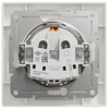 Kép 7/12 - SCHNEIDER EPH2900221 Asfora Aljzat, gyermekvédelemmel, csavaros bekötés, fehér 2P+F