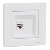 Kép 1/8 - SCHNEIDER EPH4300121 Asfora UTP aljzat, fehér 1xRJ45 Cat5e