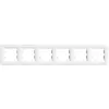 Kép 1/4 - SCHNEIDER EPH5800621 Asfora Kapcsoló hatos keret, vízszintes, fehér