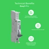 Kép 2/2 - SCHNEIDER EZ9A29924 EASY9 PRO Nyitás/zárás segédérintkező, alsó bekötésű