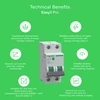 Kép 3/3 - SCHNEIDER EZ9F27216 EASY9 PRO Kismegszakító 6kA, 2P, B, 16A Kép 3/3 - SCHNEIDER EZ9F27216 EASY9 PRO Kismegszakító 6kA, 2P, B, 16A