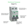 Kép 2/3 - SCHNEIDER EZ9F27232 EASY9 PRO Kismegszakító 6kA, 2P, B, 32A
