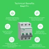 Kép 2/3 - SCHNEIDER EZ9F27306 EASY9 PRO Kismegszakító 6kA, 3P, B, 6A Kép 2/3 - SCHNEIDER EZ9F27306 EASY9 PRO Kismegszakító 6kA, 3P, B, 6A