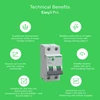 Kép 3/3 - SCHNEIDER EZ9F57206 EASY9 PRO Kismegszakító 6kA, 2P, C, 6A