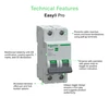 Kép 2/3 - SCHNEIDER EZ9F57210 EASY9 PRO Kismegszakító 6kA, 2P, C, 10A