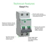Kép 2/3 - SCHNEIDER EZ9F57216 EASY9 PRO Kismegszakító 6kA, 2P, C, 16A