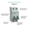 Kép 2/3 - SCHNEIDER EZ9F57220 EASY9 PRO Kismegszakító 6kA, 2P, C, 20A