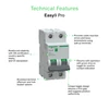 Kép 3/3 - SCHNEIDER EZ9F57250 EASY9 PRO Kismegszakító 6kA, 2P, C, 50A