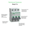Kép 2/3 - SCHNEIDER EZ9F57350 EASY9 PRO Kismegszakító 6kA, 3P, C, 50A