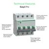 Kép 2/3 - SCHNEIDER EZ9F57463 EASY9 PRO Kismegszakító 6kA, 4P, C, 63A