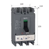 Kép 2/5 - SCHNEIDER LV540306 EasyPact CVS400F 36kA TM400D 3P3D