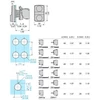 Kép 2/12 - SCHNEIDER XB5AW73731B5 Kettős nyomógomb sárga jelzőfénnyel (XB5-AW84B5) 24V