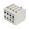 Kép 8/10 - SCHRACK LZZMH022 Segédérintkező, mellső, CUBICO Mini, 2z+2ny