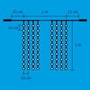 Kép 3/3 - SOMOGYI DLF 600/WH LED-es fényfüggöny, 2x3m 600LED sorolható