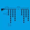 Kép 2/2 - SOMOGYI KKF 608/WW LED-es jégcsap fényfüggöny melegfehér