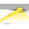 Kép 3/3 - V3140020 LED profil VARIO30-04 ACDE-9 eloxált gipszkartonba süllyeszthető  (2 méteres szál)