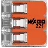 Kép 4/6 - WAGO 221-413 Vezeték összekötő oldható 3P 0,2-4mm2 50db/csomag