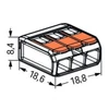 Kép 6/6 - WAGO 221-413 Vezeték összekötő oldható 3P 0,2-4mm2 50db/csomag