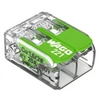 Kép 1/7 - WAGO 221-422 Vezeték összekötő oldható 2P 0,2-4mm2 GREEN RANGE